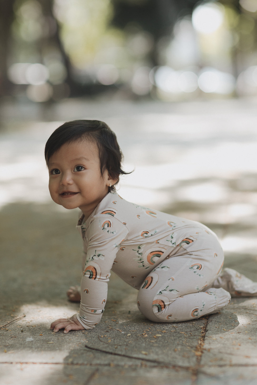 Arcoíris boho Bebe
