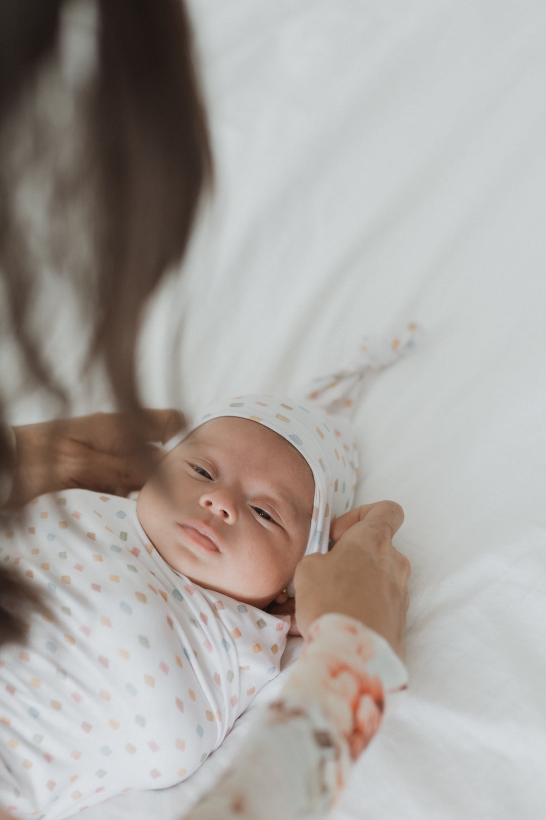 Pixel Swaddle con gorro